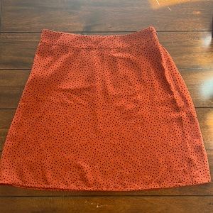 BP Women's Orange and Burgundy Skirt